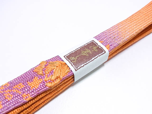 リサイクル 和装小物 帯締め 高麗組 刺繍 金糸